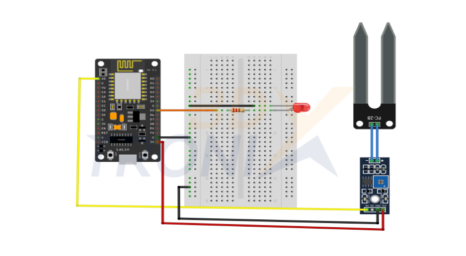 Notifikasi blynk menggunakan Sensor Kelembapan Tanah dan ESP8266 ...
